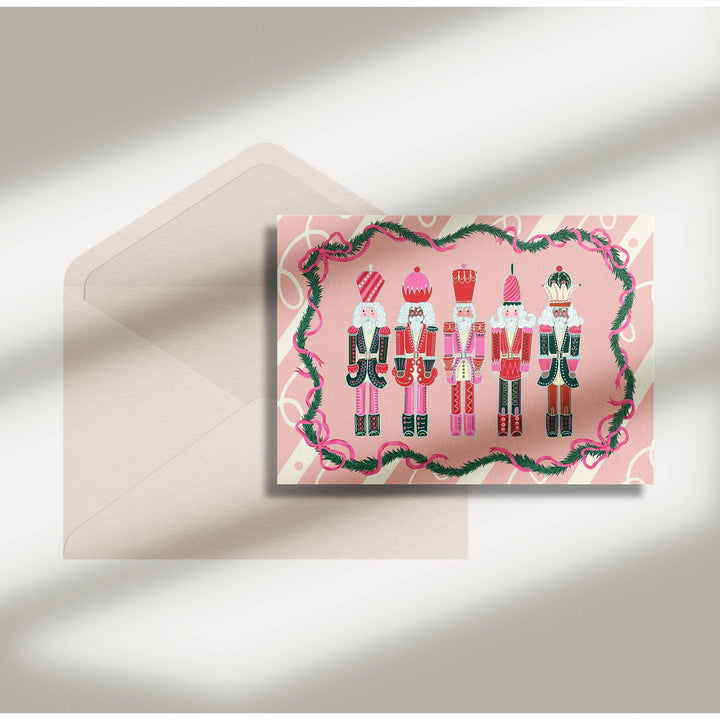 Pink Nutcracker Greeting Card