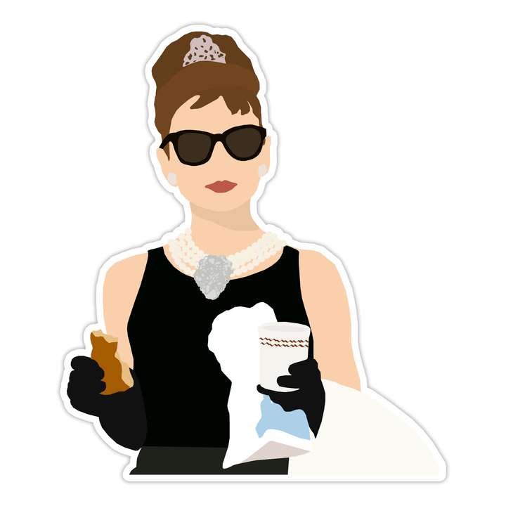 Breakfast at Tiffany's Holly Golightly Sticker