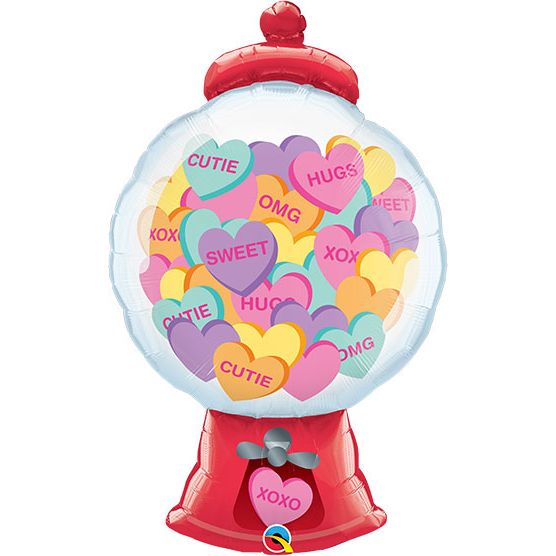 Candy Heart Gumball Balloon