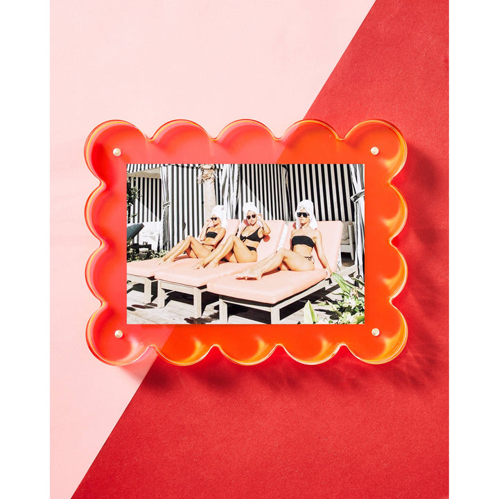 Neon Pink Acrylic Picture Frame