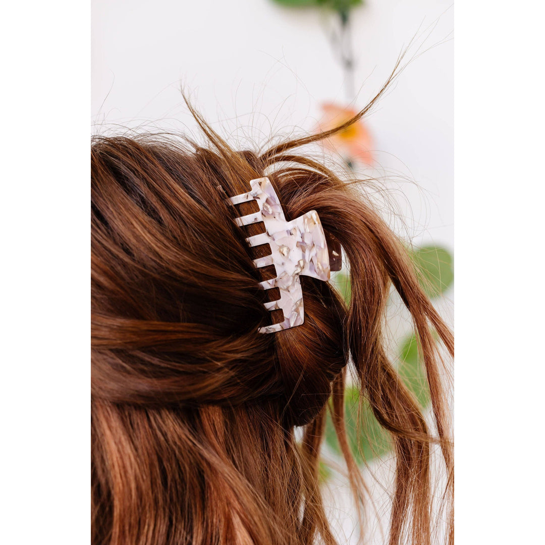 Speckled Claw Clip