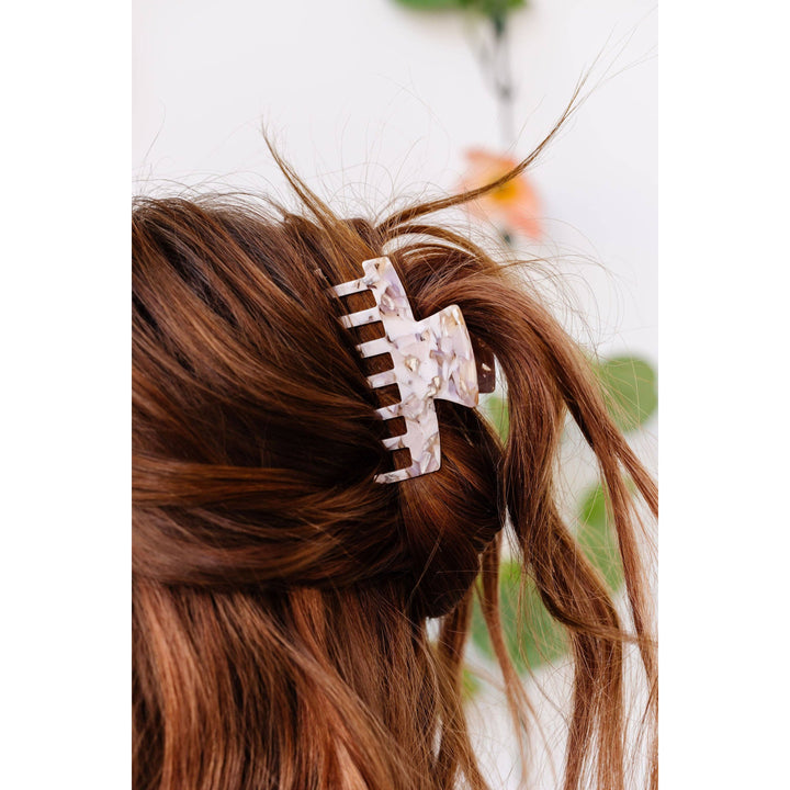Speckled Claw Clip