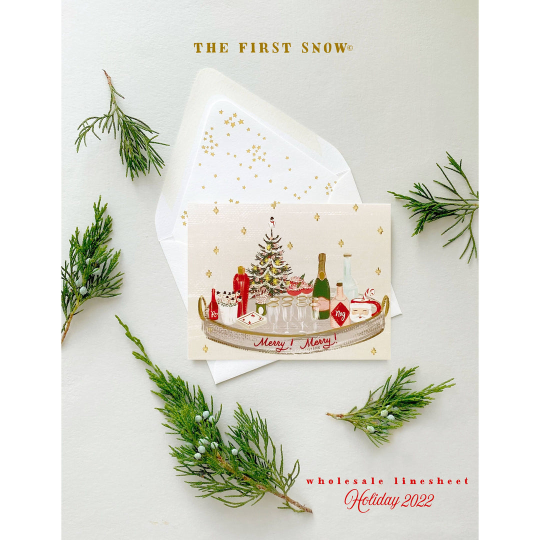 Merry Merry Holiday Tray Card