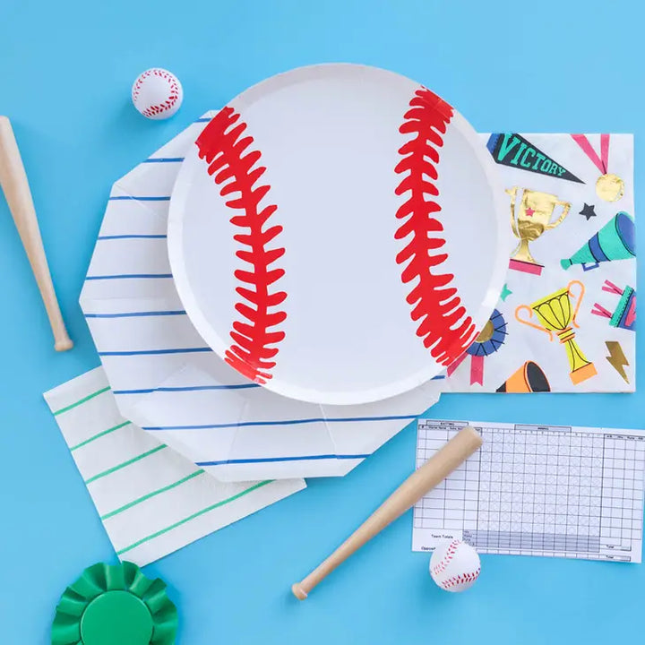 Good Sport Small Baseball Plates