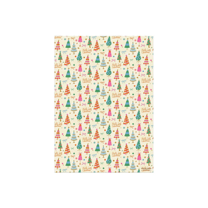 Holly Jolly Trees Gift Wrapping