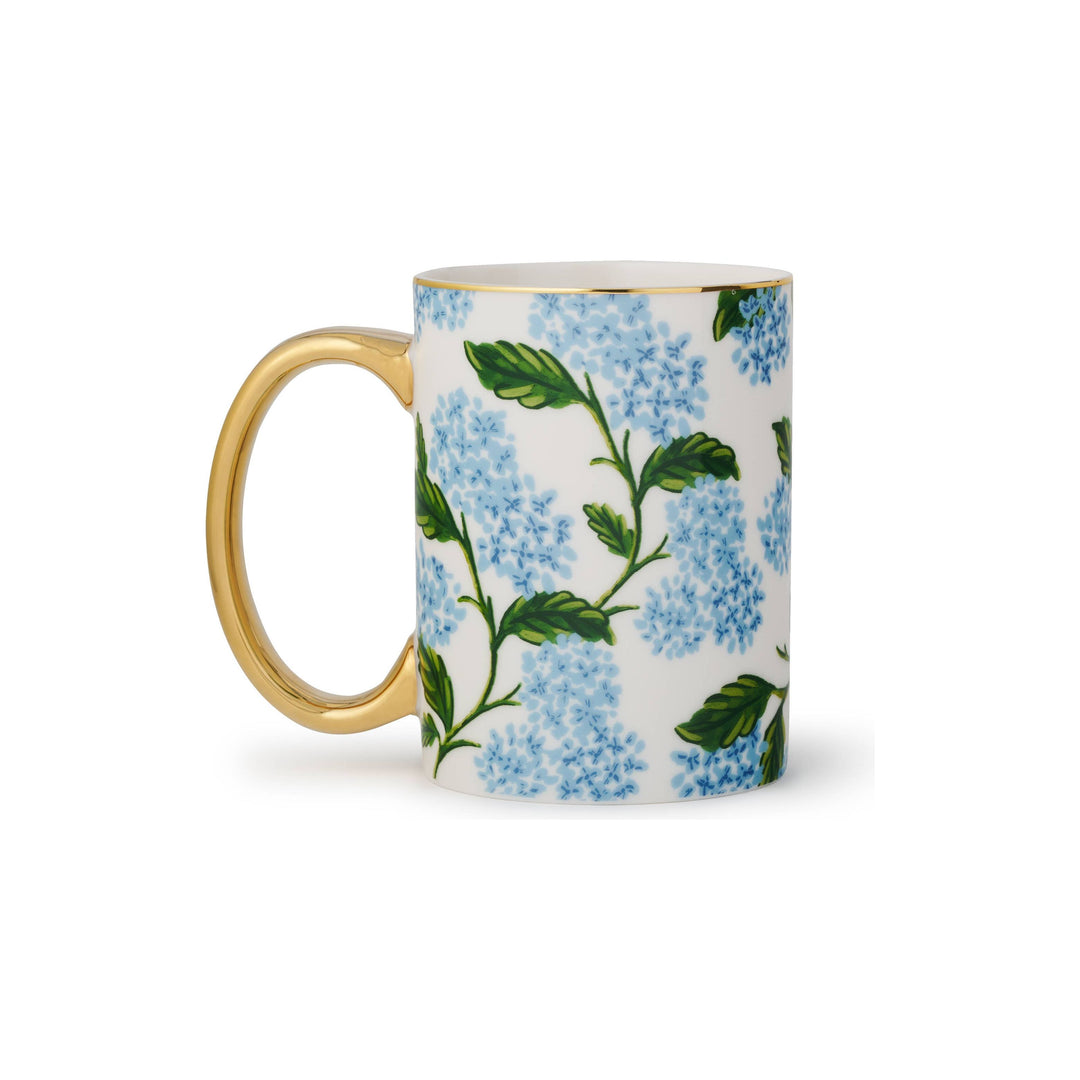 Hydrangea Porcelain Mug