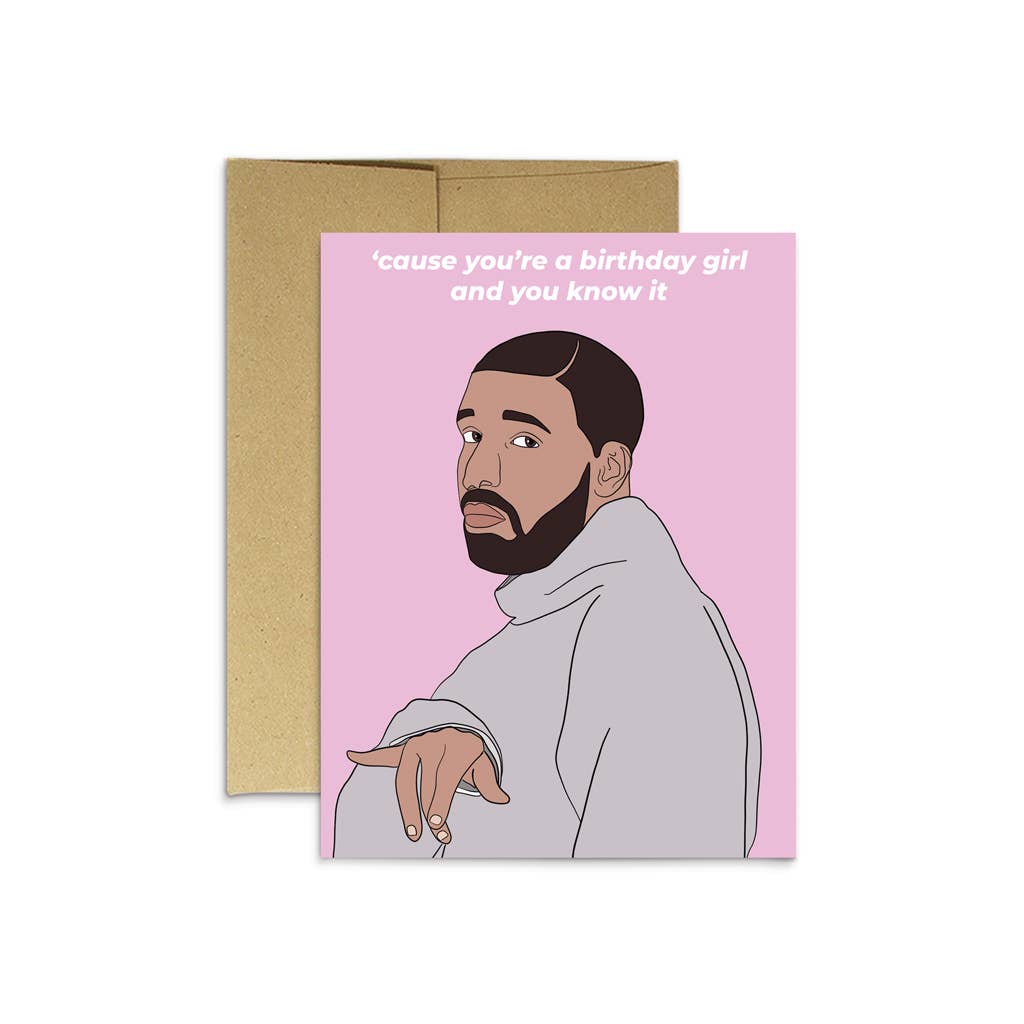 Drake Birthday Girl Card