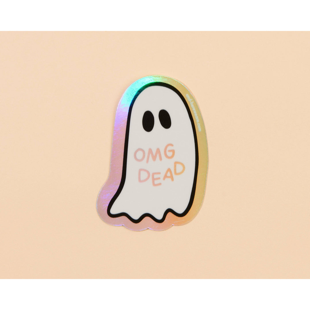 OMG Dead Ghost Sticker