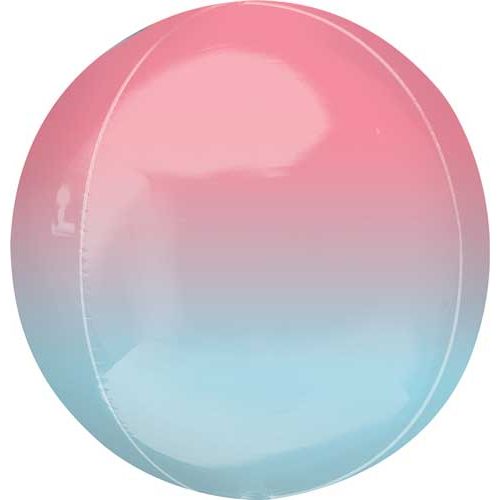 Pink and Blue Ombre Orb Balloon