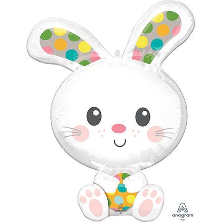Spotted Bunny Balloon - 29 Inches
