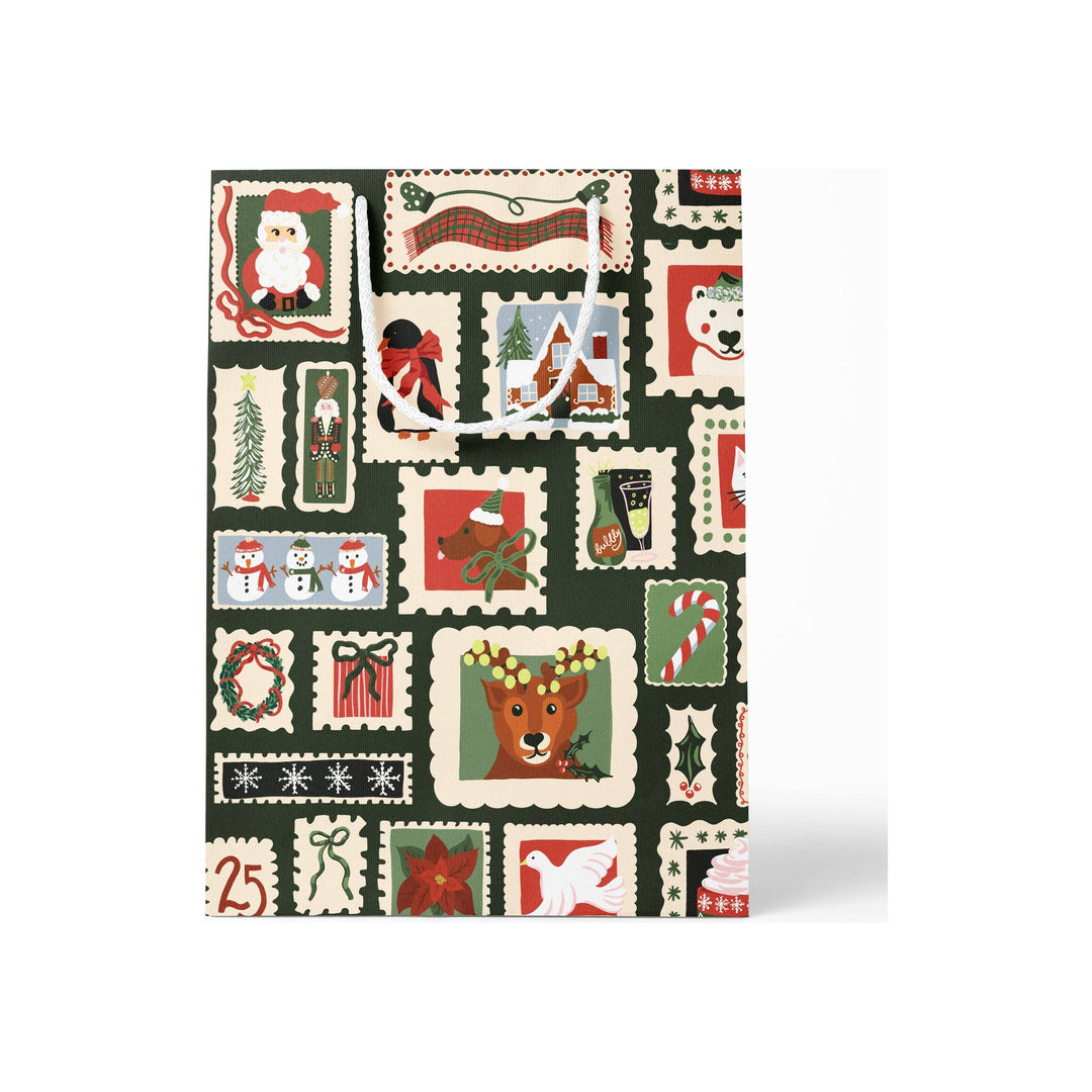 North Pole Post Medium Paper Gift Bag