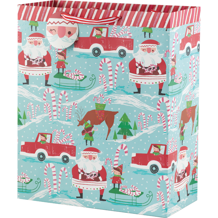 Santa's Winter Wonderland Gift Bag