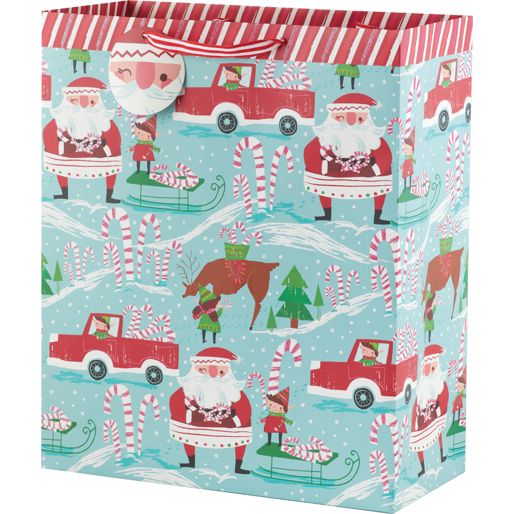 Santa's Winter Wonderland Gift Bag