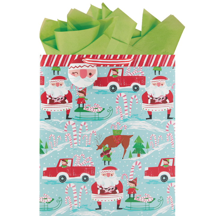 Santa's Winter Wonderland Gift Bag