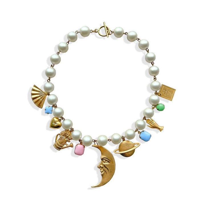 La Lune & Les Astres Vintage Charm Necklace