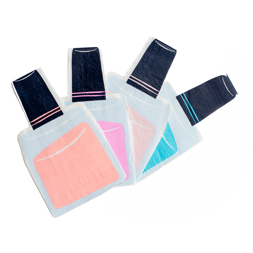 Nail Polish Large Napkins