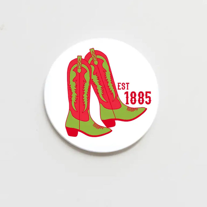 Greek Boots Button
