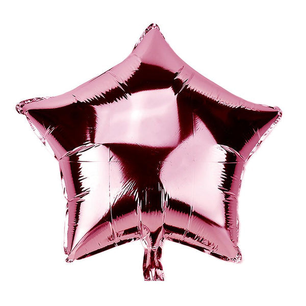 Jumbo Metallic Light Pink Star Balloon