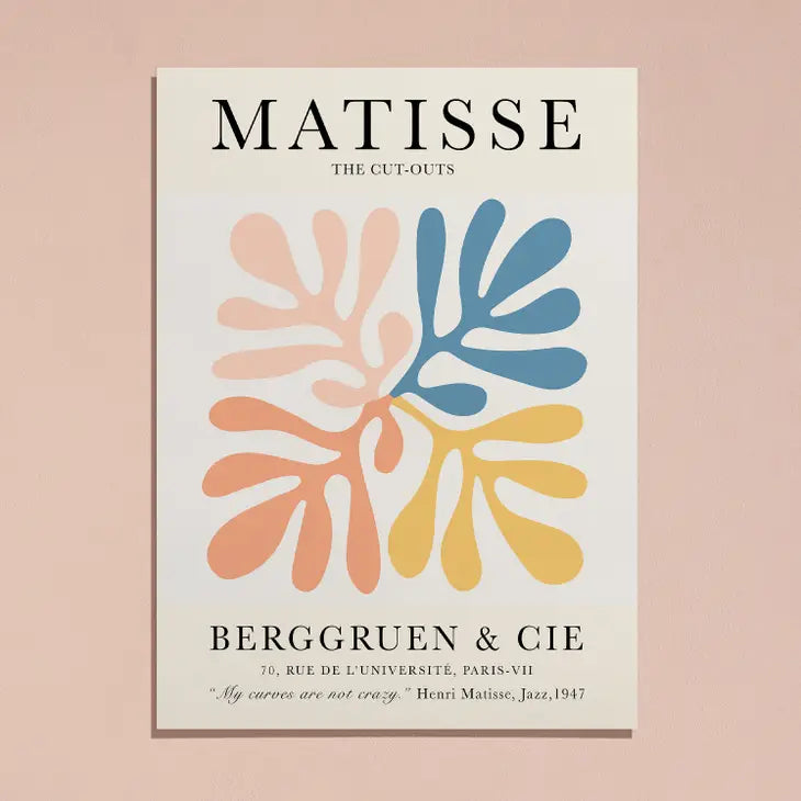 Henri Matisse Cut-Outs Vintage Print