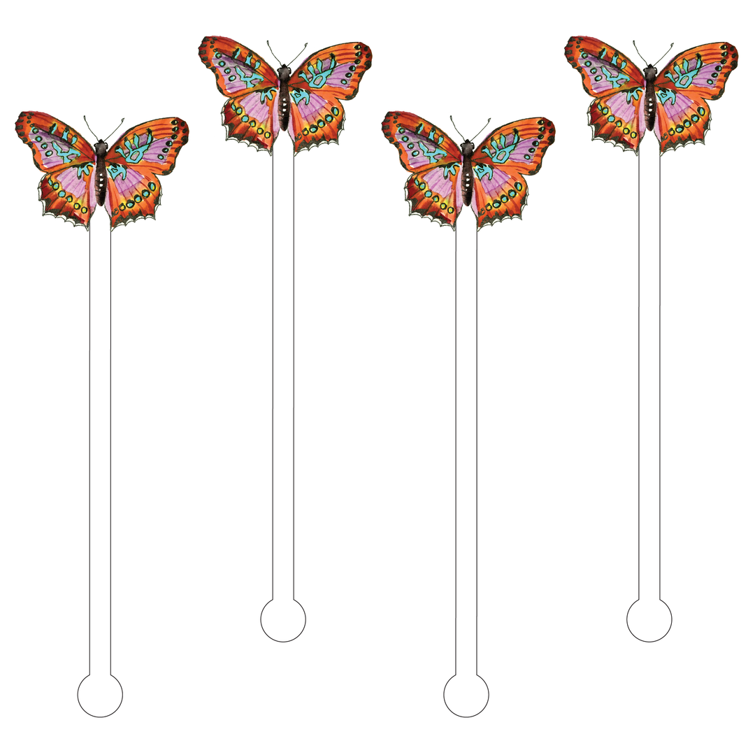 Le Chic Butterfly Acrylic Stir Sticks