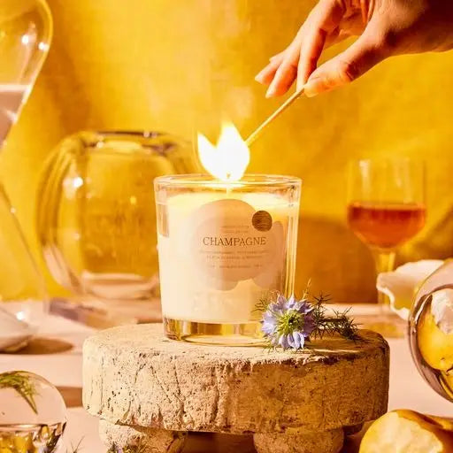 Rewined Champagne Candle
