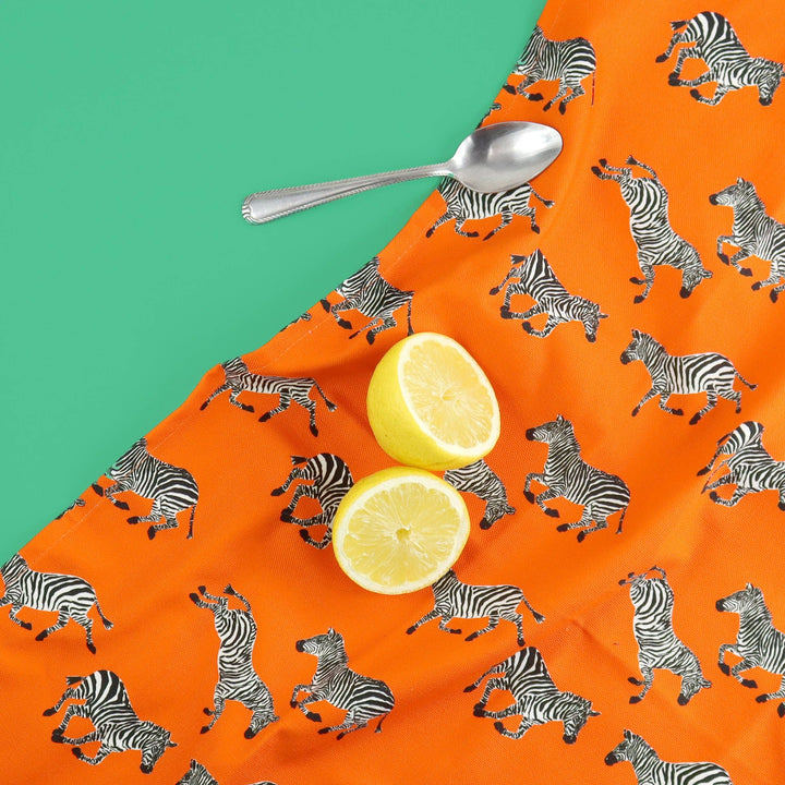 Funky Zebra Print Tea Towel
