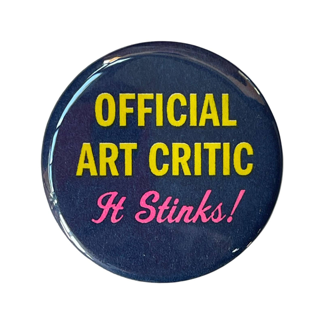 Official Art Critic Button