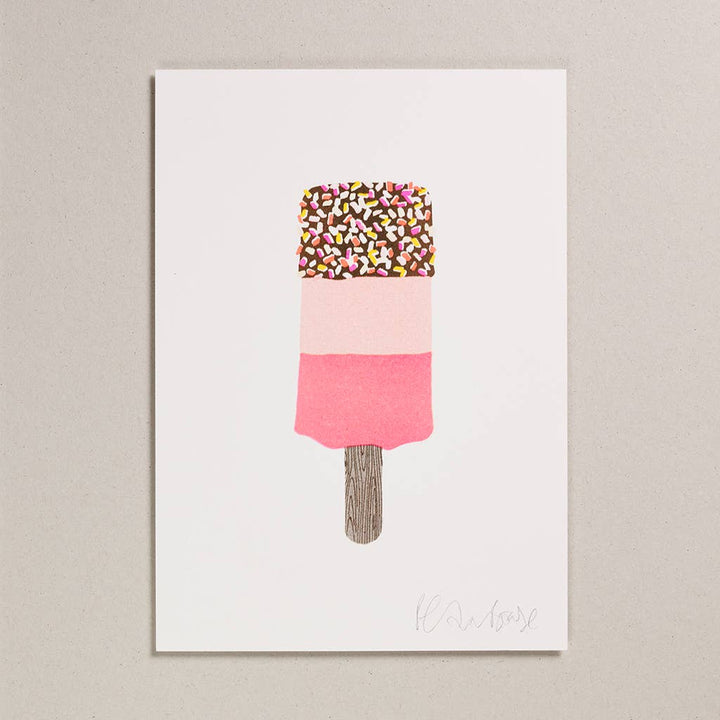 Fab Lolly Risograph Print