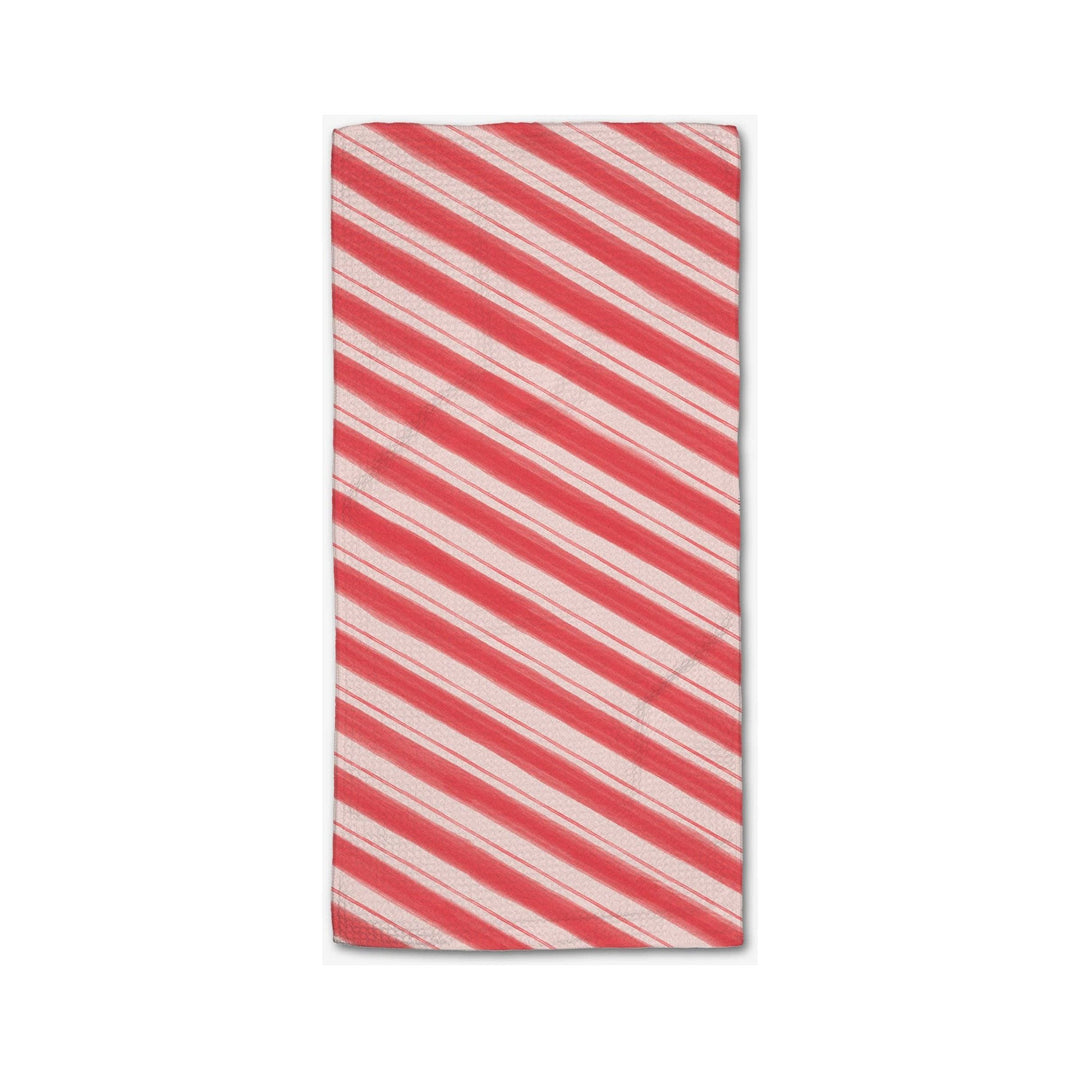 Classic Candy Cane Tea Towel