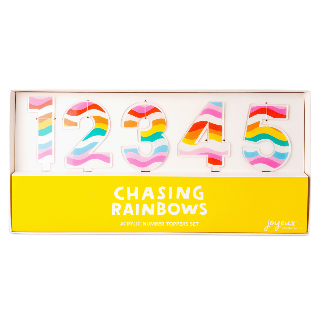 Chasing Rainbows Acrylic Number