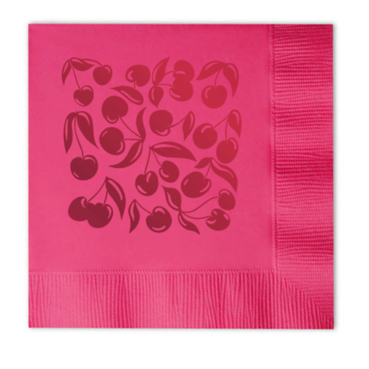 Cherry Napkin Summer Cute Paper Goods