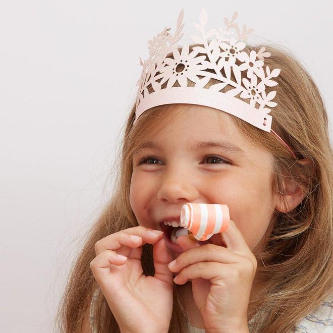 Pink Glitter Crown