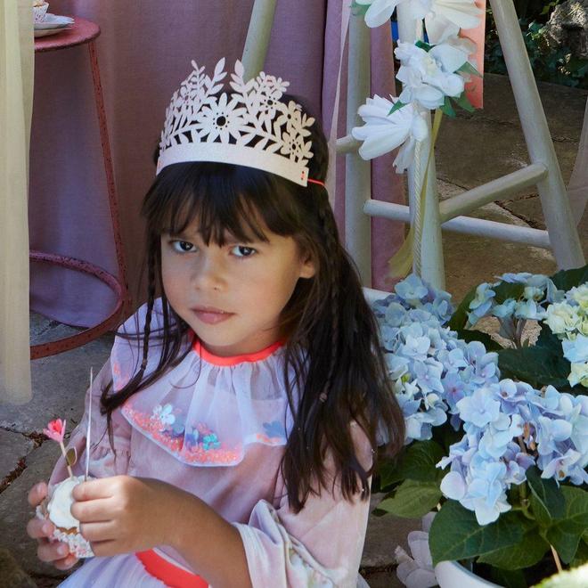 Pink Glitter Crown