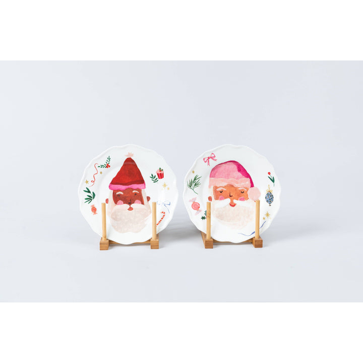 Melamine Santa Plate