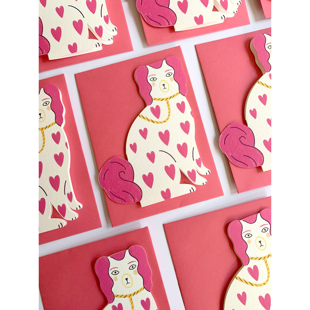 Staffordshire  Dog Card