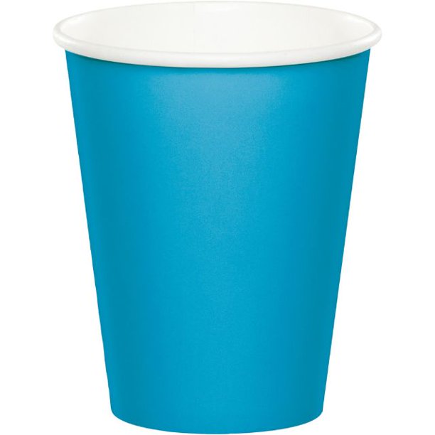 Turquoise Hot & Cold Cups (24 qty)