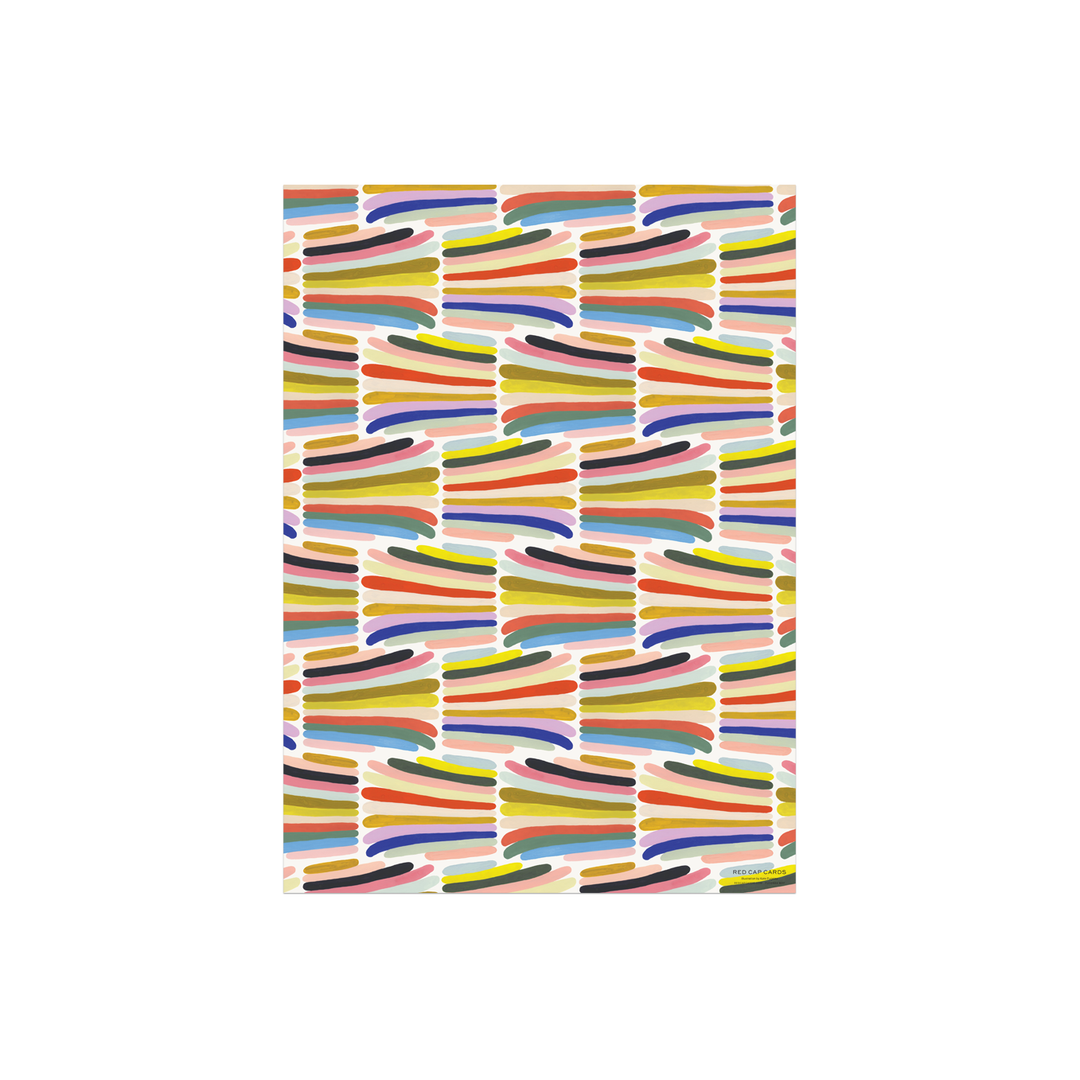 Rainbow Stripes Wrapping Roll
