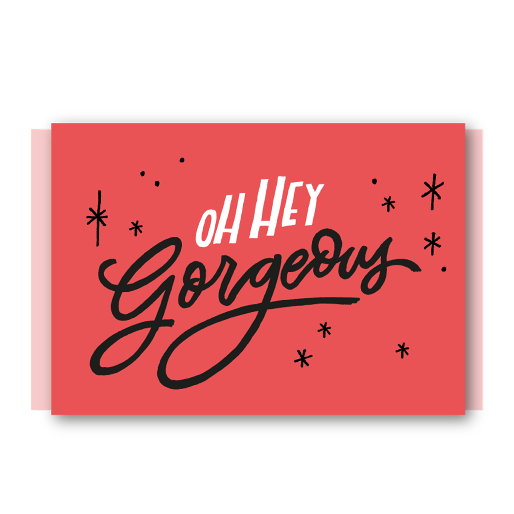 Oh Hey Gorgeous Note Card - Set Of 4