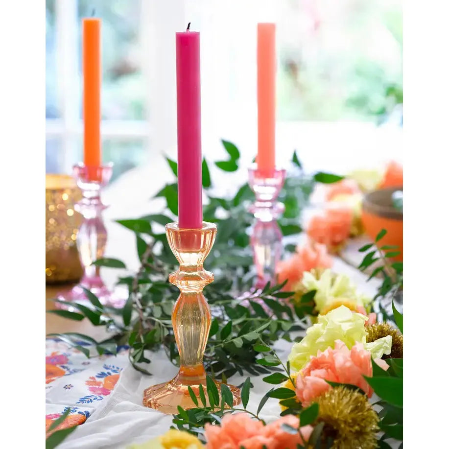 glass candlestick