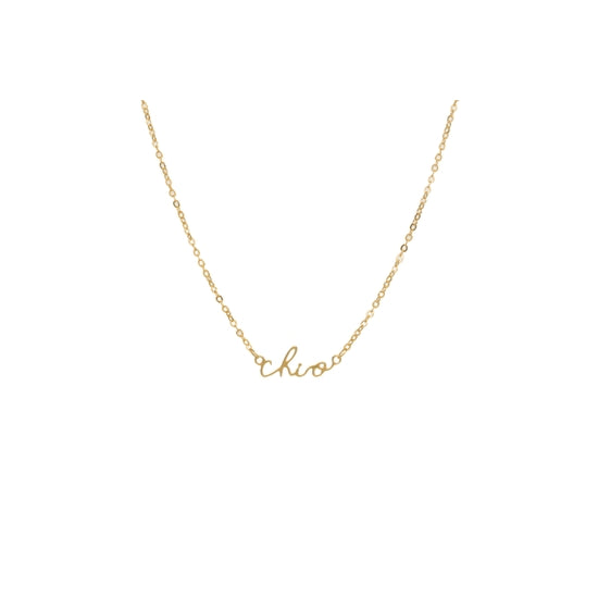 Always Rep Your House Gold Necklace