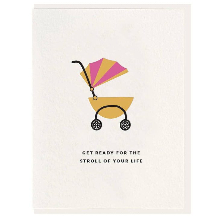 Stroll Baby Greeting Card