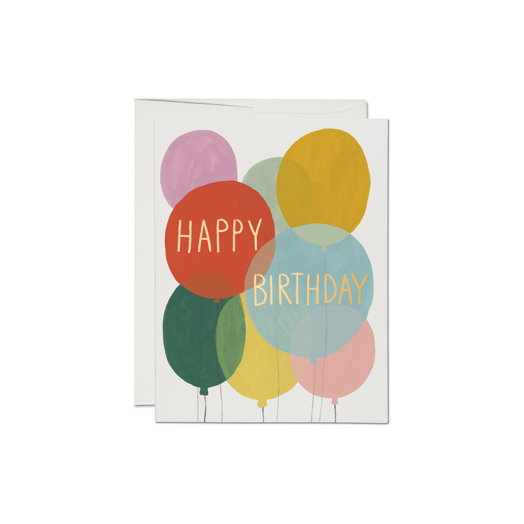 Birthday Balloons Card