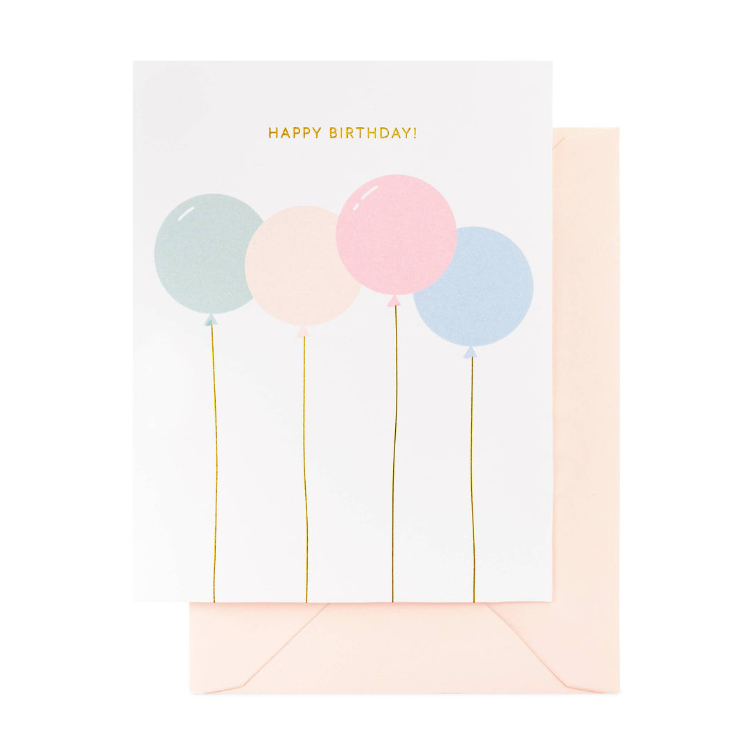 Birthday Balloons Card