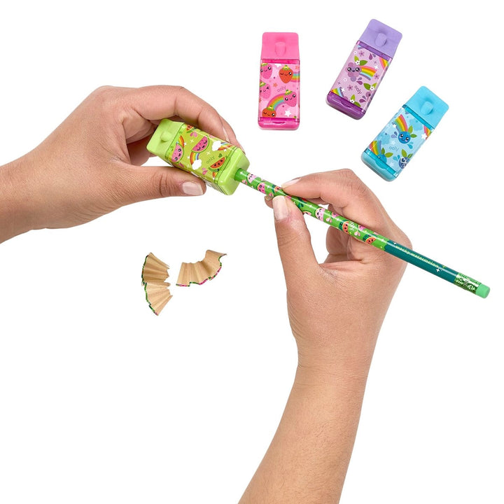 Lil' Juicy Scented Erasers + Sharpeners