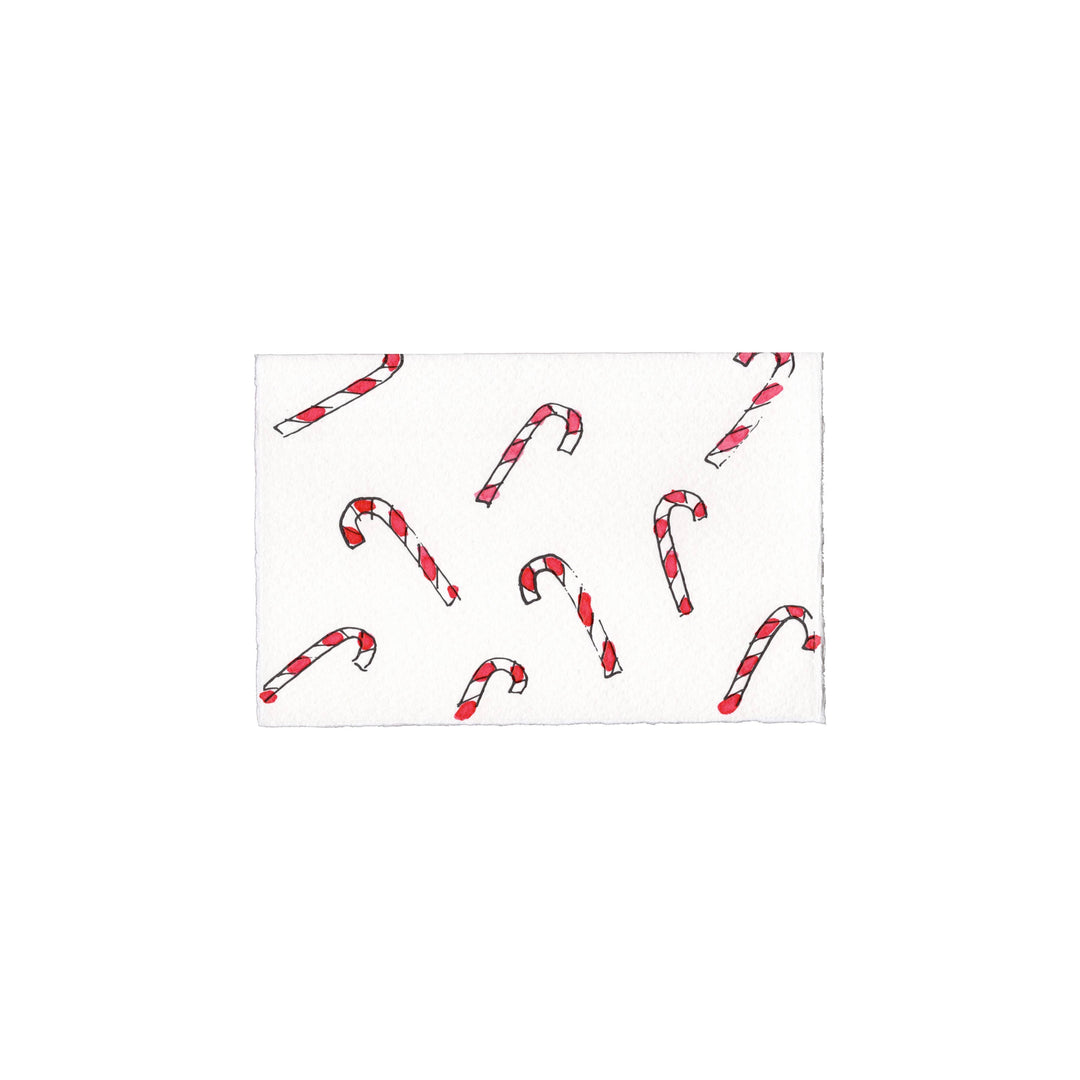 Candy Canes Christmas Card