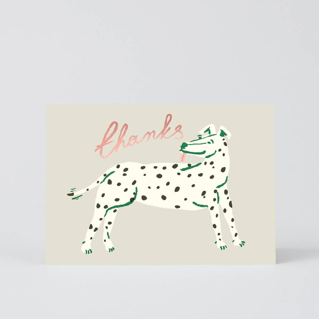 Thanks Dog Greetings Card