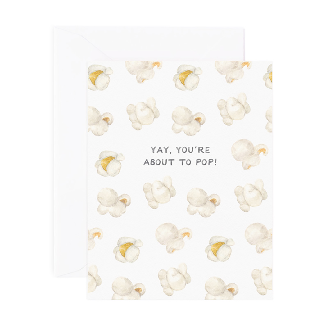 About To Pop New Baby Card