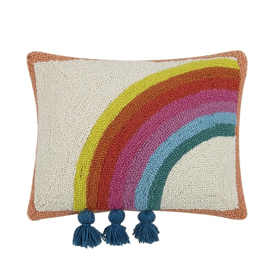 rainbow pillow throw hook