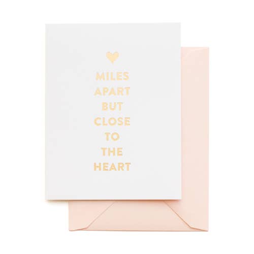 Miles Apart Card