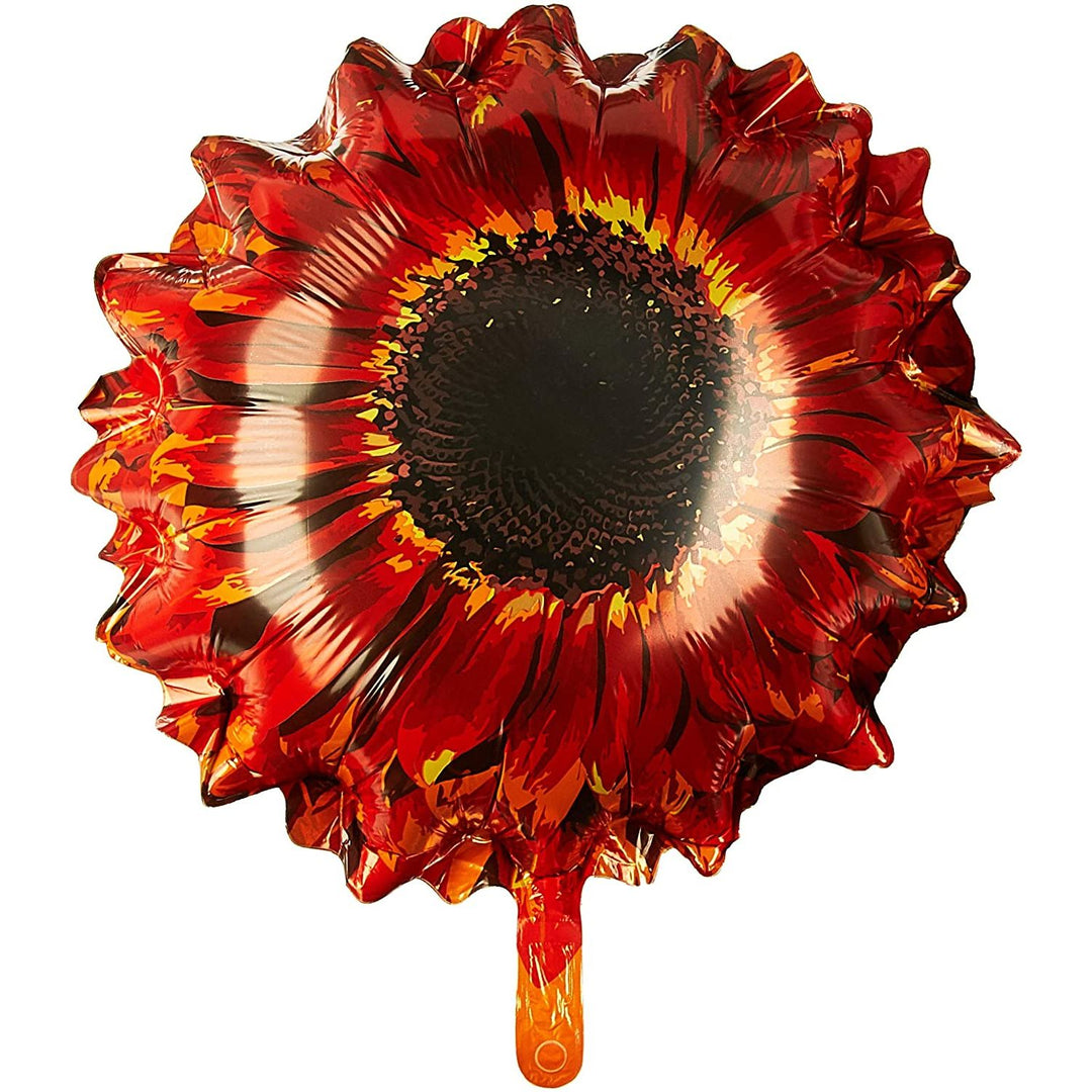 Maroon Sunflower Balloon